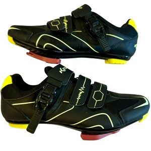 escoo Cycling Shoes Women EU 42 US 10.5-11 Black SPD Peloton Compatible Unisex
